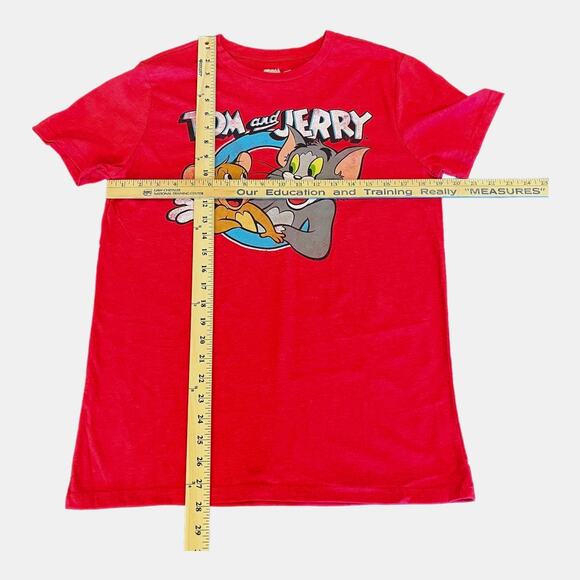 Tom & Jerry Cartoon Graphic T SHIRT MED Men's Women's TEE Cotton Blend Cat Mouse - Picture 3 of 7